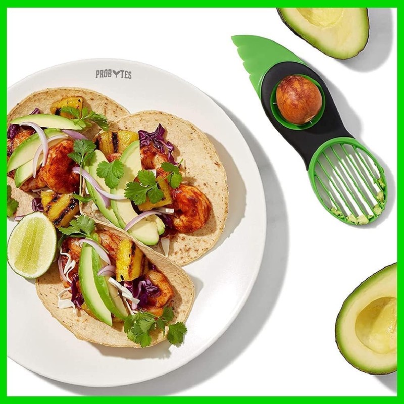Avocado Cutter, Slicer, Pitter, Stoner, 3 x 1, Multifunctional, ABS