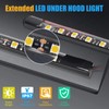 GreceYou Under Hood LED Light Kit, Waterproof 12V 30LEDs Car