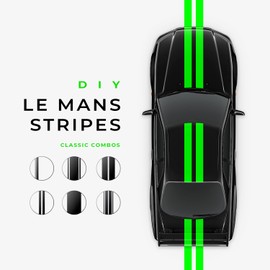 VViViD Vinyl Tape Pinstripe Green Fluorescent Neon Gloss Adhesive Automotive Film (1/2" x 20ft)