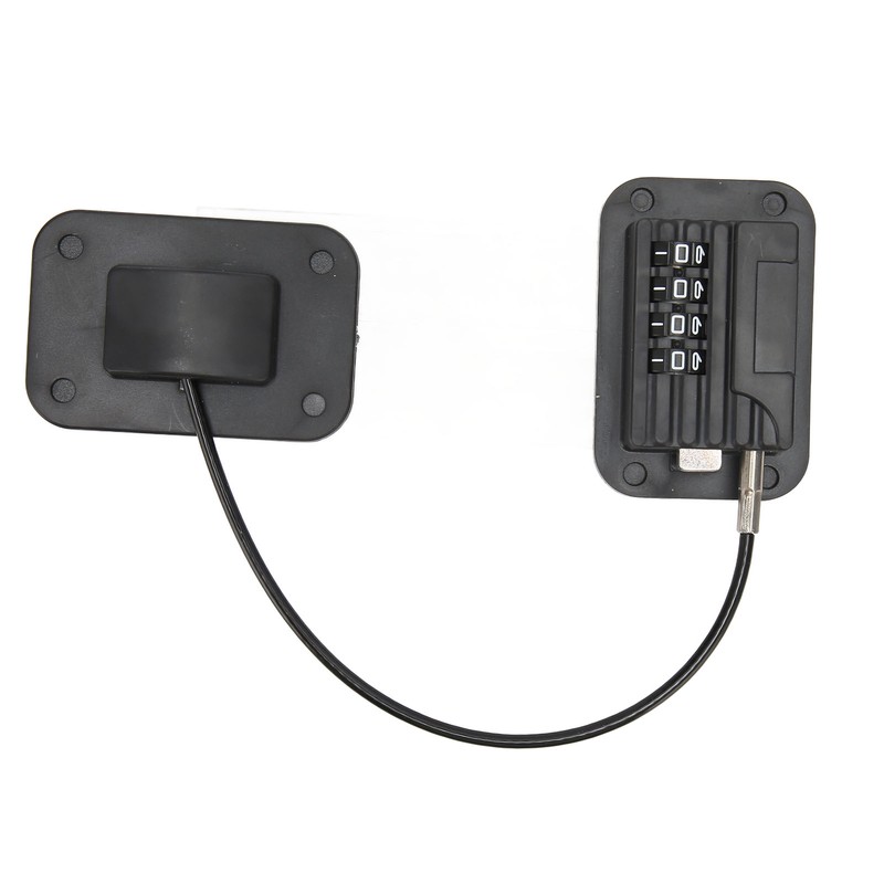 Refrigerator Lock Combination Design Plastic Stainless Steel Easy Mounting Freezer