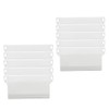 Heavy-Duty Vertical Blind Weights | Set of 10 | 89mm, 3.5 inches | Replacement of vertical blinds slats replacement, White