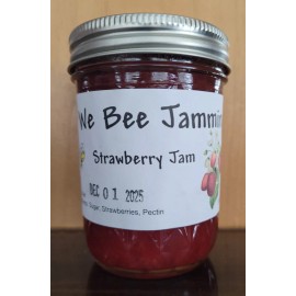 We Bee Jammin LLC Homemade Strawberry  Jam 8oz