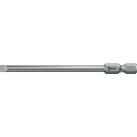 Wera Series 4 800/4 Z Sheet Metal Bit, Slotted 0.5mm x 3.0mm x 70mm blade, 1/4" Drive