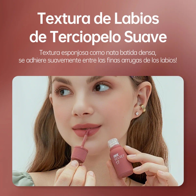 Peripera Ink Velvet Labial 17/27/01 Nude Larga Duración 4g