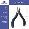 The Beadsmith Ergonomic Chain Nose Pliers – 5 inches (127mm)