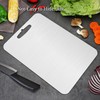 Titanium Cutting Boards for Kitchen Double Sided Pure Titanium Cutting