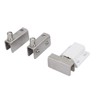 uxcell Cabinet Shower Door Pivot Hinges Magnetic Catch Latches Glass