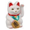 ANGGREK Lucky Cat with Waving Arm Solar Powered Lucky Cat