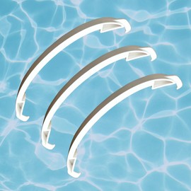 MAIN DRAIN CLIP-ON - 2 D1, Large - Easy Install Clips to Prevent a Automatic Pool Cleaner or Robotic Pool Cleaner from Getting Stuck on The Pool Main Drain, (2, White)