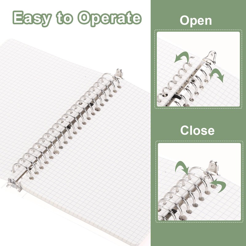 M&G Telescoping Binder Notebook, A5 20 Holes Spiral Ring 60