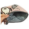 Peanuts SNAP2507R Sagara Embroidered Pouch Snoopy and Faron