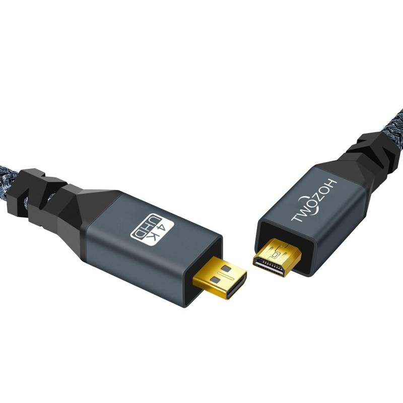 Twozoh Cable Micro HDMI a Micro HDMI, Micro HDMI macho