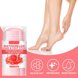2PCS Urea Cream 60% for Feet, Watermelon Foot Moisturiser, Maximum Strength Foot Cream for Dry Cracked Skin and Feet, Foot Cream for Cracked Heels and Dry Skin Callus Remover (Watermelon)