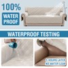 H.VERSAILTEX 100% Waterproof Couch Covers for Pets Modern Slip Covers