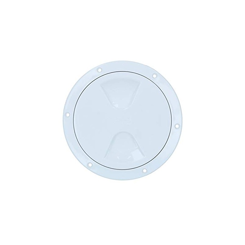 145mm Round Inspection Hatch Waterproof Cover IPX6 White 115mm Cut