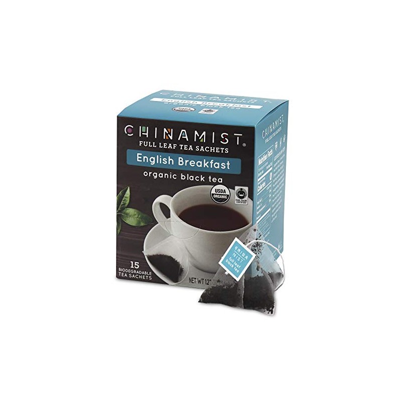 China Mist - English Breakfast Organic Black Full Leaf Tea