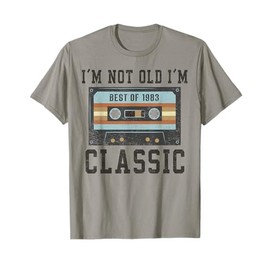 Best of 1983 41st Birthday Gifts Men BDay 41 Birthday T-Shirt