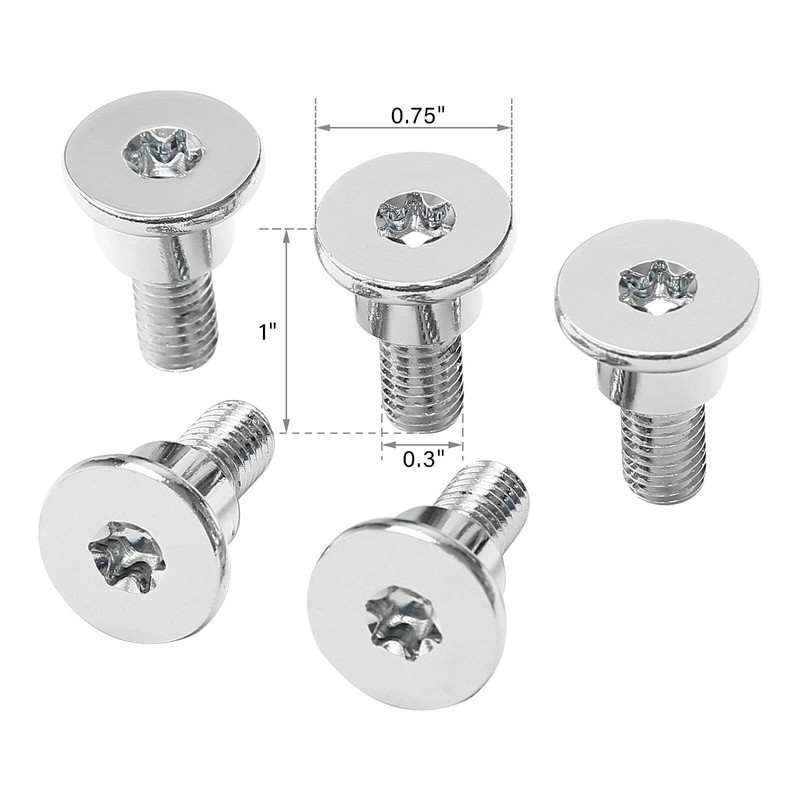 TCMT 5Pcs Front Disk Brake Rotor Bolts Fit for Harley