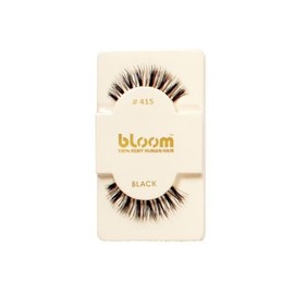 12 Pestañas de Cabello Natural Remy BLOOM modelo 415