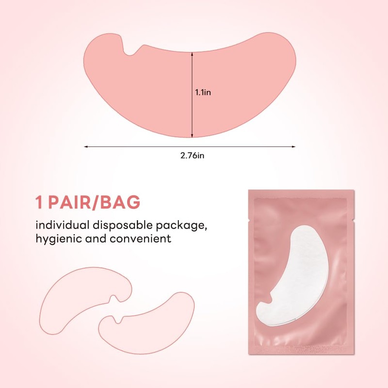 Lunamoon Eye Pads for Eyelash Extension Eyelash Pads U Pads