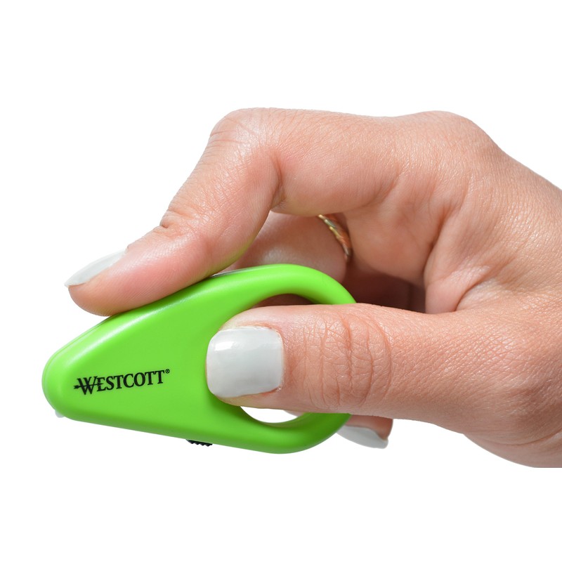 Westcott Compact Fixed Box Opener (16473), uses Slice Ceramic Blades,