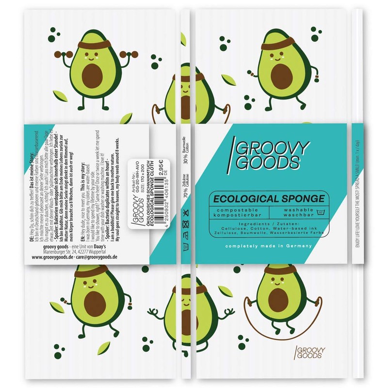 Ecological Sponge Cloth "Avocado"
