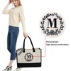 BeeGreen Canvas Tote Bag w Makeup Bag M