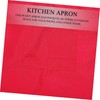 Anneome Practical Cooking Apron Half Length Kitchen Apron for Restaurant