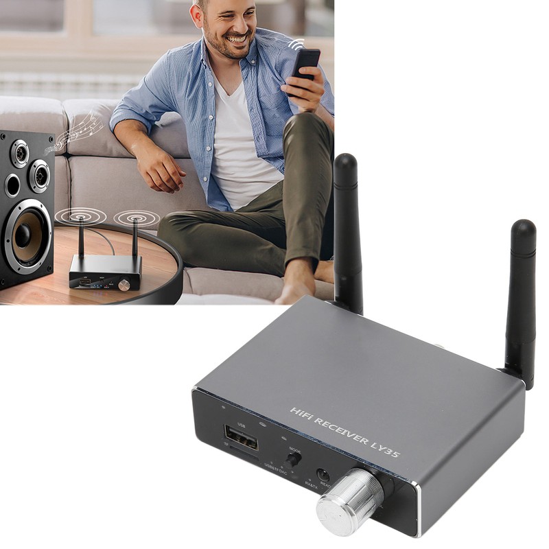 Digital to Analog Sound Converter Bluetooth 5.3 Receiver Optical 3.5mm