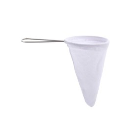 Fino Reusable Cloth Coffee Filter, Cotton-Poly Flannel Fabric with Stainless Steel Frame