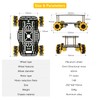 XiaoR GEEK Mechanam Robot Chassis Kit: 360° All Directional Movable
