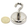 FIRST4MAGNETS Neodymium Clamping Magnet with M8 Hook for Hanging, Holding