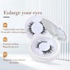 HaRanyue Magnetic Eyelashes, 2 Pairs Magnetic Lashes,Reusable, Natural Look, No