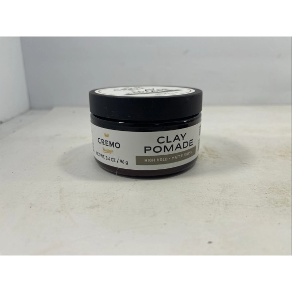 Cremo Clay Pomade , High Hold, Matte Finish, Men's Hair