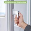 4 Window Lock with Button, Window Handles, Child Lock, Length