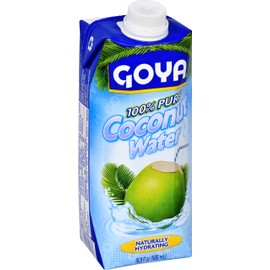 Goya Foods Pure Coconut Water, 16.89 oz (Pack of 24)
