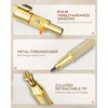 Nicpro Gold Art Mechanical Pencil Set, Metal Drafting Pencil 0.5,