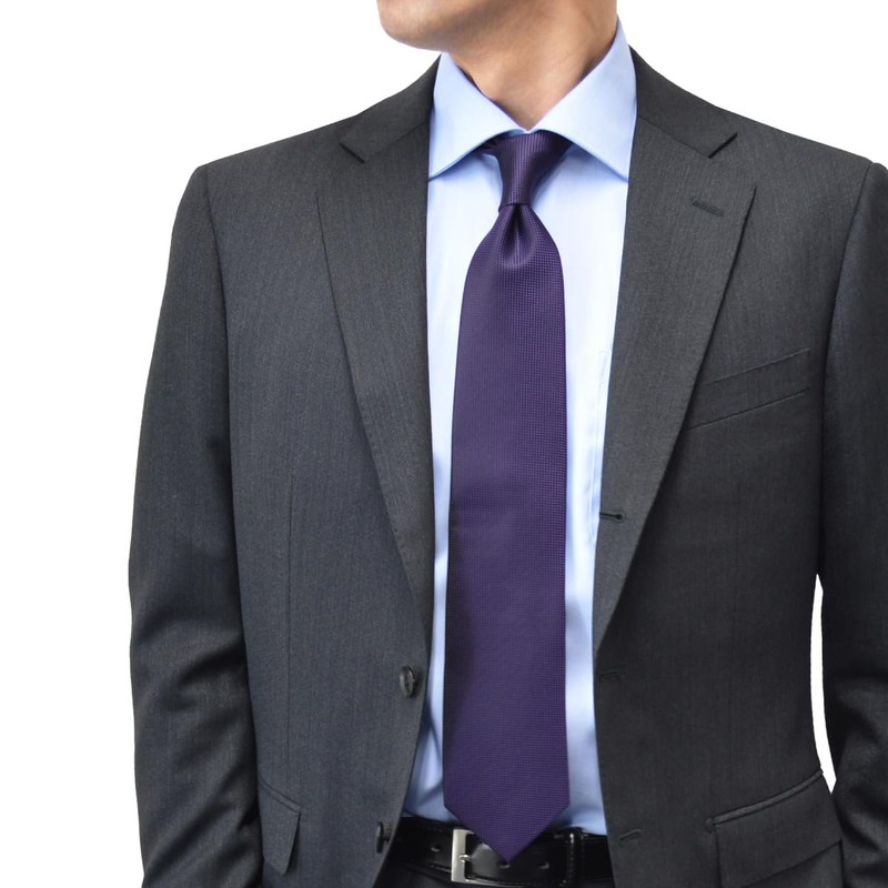 Milano Alpha njpmj -01 Necktie, Made in Japan, 100% Silk,