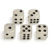 saijer Dice Set, 30 Pieces 16 mm Play Dice Glow