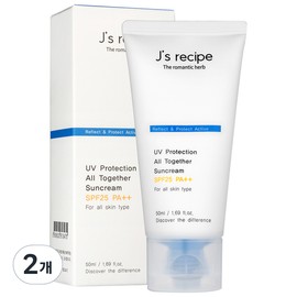 Partner_Reference 제이스레시피 UV 프로텍션 올 투게더 선크림 SPF25 PA++ 50ml 2개 / 제이스레시피 UV 프로텍션 올 투게더 선크림 SPF25 PA++ 50ml 2개