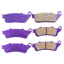 OCPTY Carbon Fiber Brake Pads Front and Rear FA261 FA196 Fits for Victory Vision 2008 2009 2010 2011 2012 2013 2014 2015 2016 3 pairs brake pads