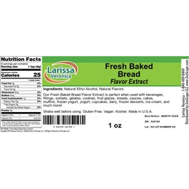 Fresh Baked Bread Flavor Extract (1 oz, ZIN: 529189)
