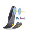 Dr. Foot's Full Orthotics Insoles - Built-in Metatarsal Raise Corrects