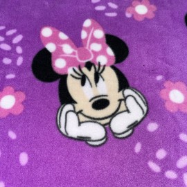 Joann Fabrics Minnie Sweet Dots  anti-pill  fleece fabric by the yard