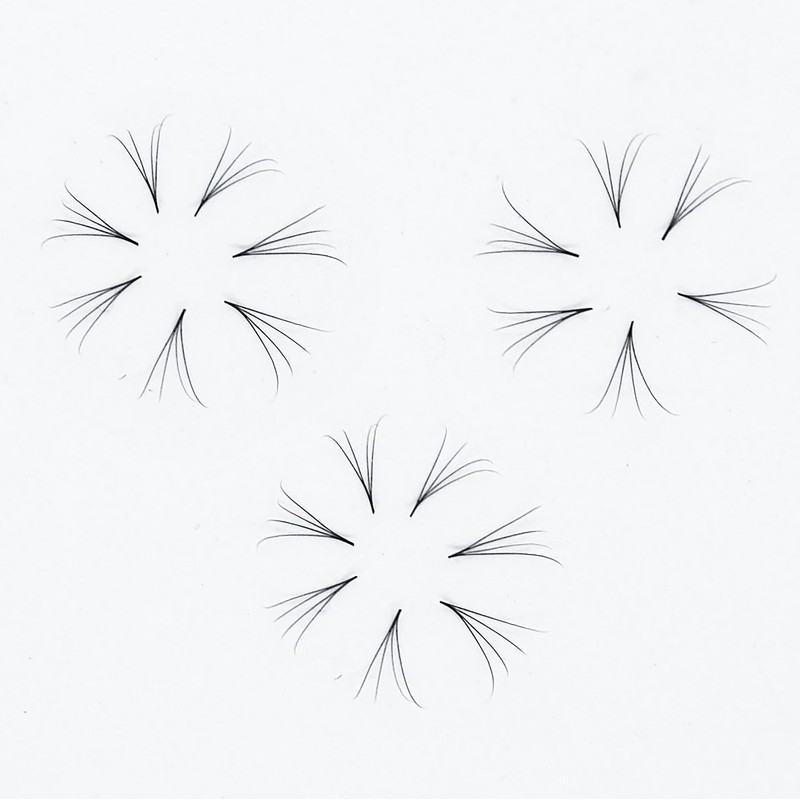 GorgeousLash 1000 Premade Lash Fans. 10D, 8D, 7D, 6D, 5D,