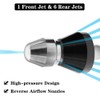 Saipor 2 Pieces High Pressure Washer Nozzle, 1 Jet Front