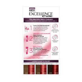 Tinte para cabello Excellence L'Oréal Paris 6660 Rubio Oscuro Rojizo Prof