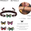 Always Believe in Yourself Butterfly Bracelet Adjustable String Butterfly Bracelets