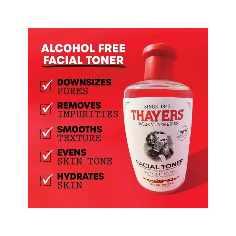 Thayers Witch Hazel, Facial Toner Cucumber, 251ml, 1 Und