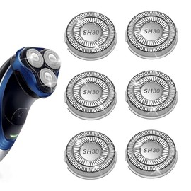 SH30 Replacement Heads for Philips Norelco 3000 2000 1000, 6 Pack